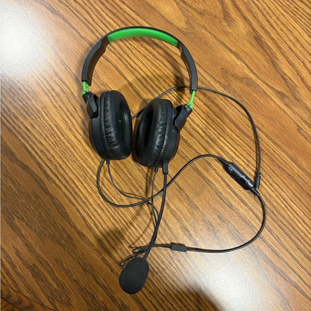 Turtle Beach Green and Black Gaming Headset